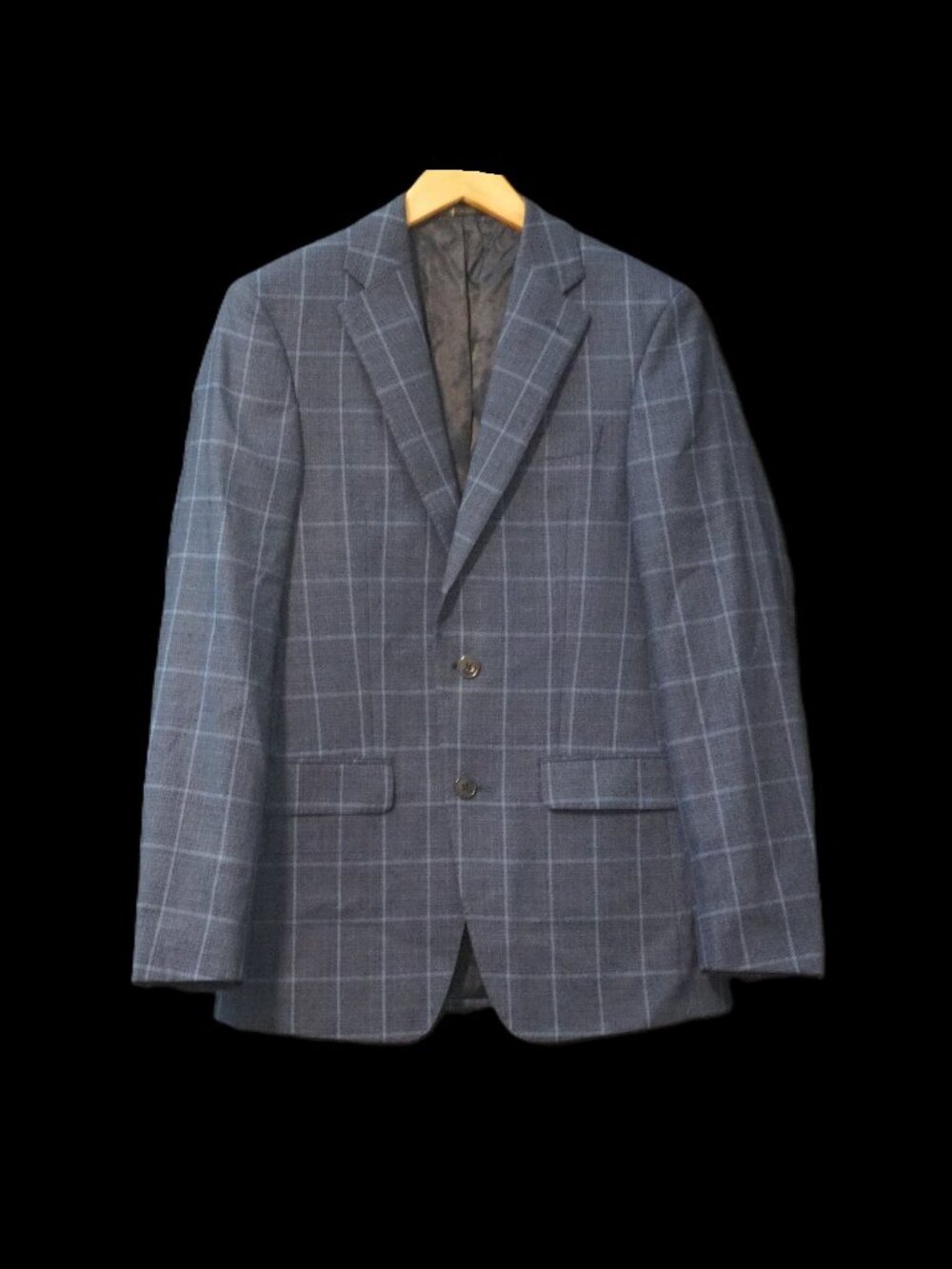 Calvin Klein Wool Blend Navy Suit Jacket Blazer Men’s 36 R